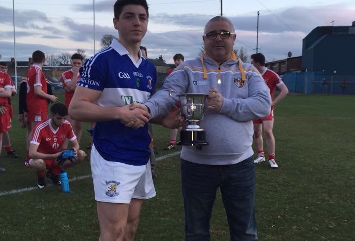 Minor Footballers win Dwyer Cup by defeating Lamh Dhearg at Corrigan Park…