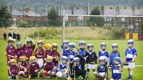 Juvenile Hurl and helmet recycling!