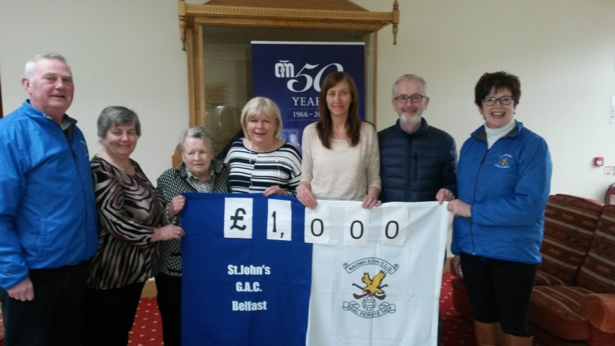 Charity Donation to Cuan Mhuire