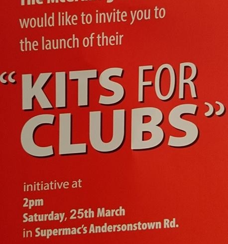 Support Supermac’s ‘Kits for Clubs’