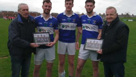 Naomh Eoin Sigerson winners recognised