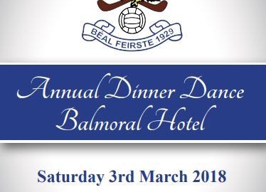 Annual Dinner on 3rd March