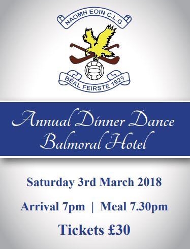 Annual Dinner on 3rd March