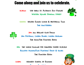 St Patrick’s Day Events