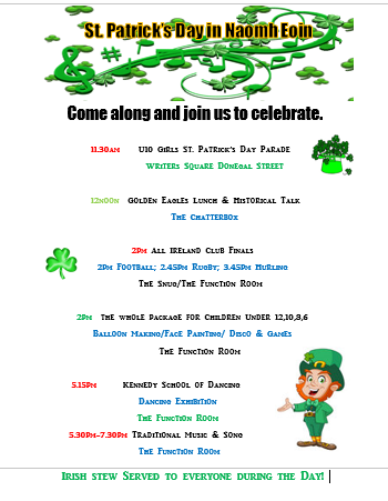 St Patrick’s Day Events